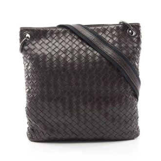 Bottega Veneta Pre-owned borse di pelle a tracolla - - Pre-owned - Uomo - Marrone - ONE SIZE