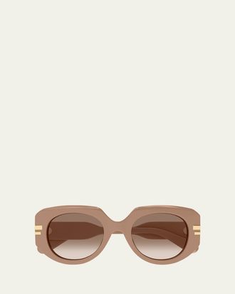 ● CHLOE ● サングラス Round Pink / Brown / 55mm 06N000407__5000P1_000A.png