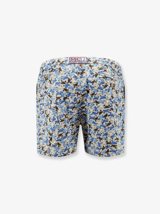 MC2 Saint Barth Micro-Pattern Recycled Nylon Swim Shorts - Multicolor