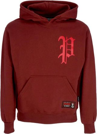 PROPAGANDA Gornets hoodie met voorzak - Heren - Hoodies - Rood - S - Katoen - Hoodies & sweatvesten