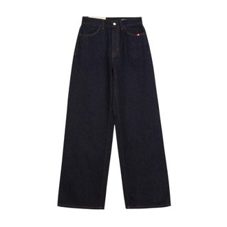 Amish Jeans, Dames, Blauw, W29, Denim, Rinse Denim Jeans Linda Woman