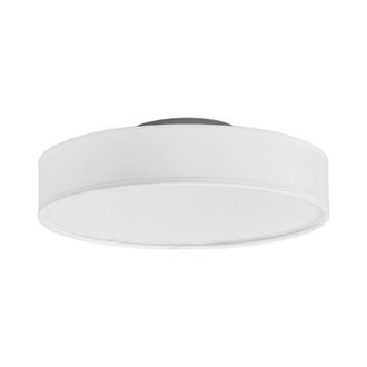 Lindby L&aacute;mpara De Techo saira En Blanco Textura, Tela, Tejido, Seda - Lindby