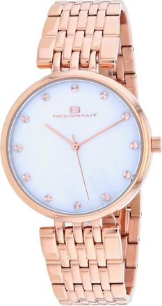 Oceanaut Womens Aerglo Mother of Pearl Round 36mm