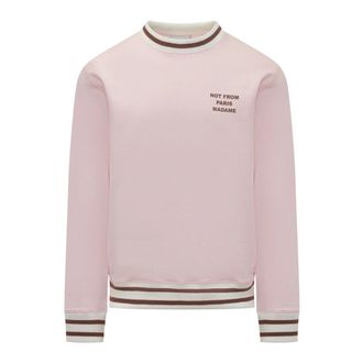 Dr&ocirc;le de Monsieur Sweatshirts, male, Pink, Size: XS Le Sweatshirt Slogan