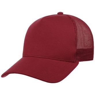 Atlantis Rapper Jersey Mid Visor Trucker Cap - Burgundy - OS