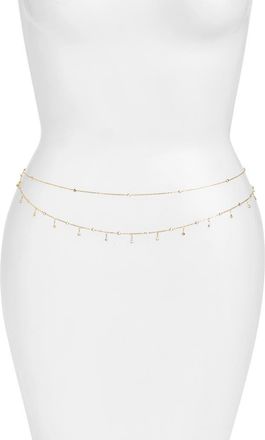 SHYMI Cubic Zirconia Body Chain in Gold at Nordstrom