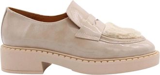Catwalk Klassieke Mocassin Schoenen voor Mannen - Dames - Loafers - Beige - 40 EU - Schoenen