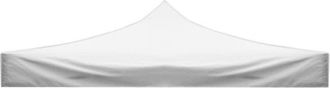 Evergreen Telo Tetto Bianco 3x6 Impermeabile Per Gazebo Richiudibile