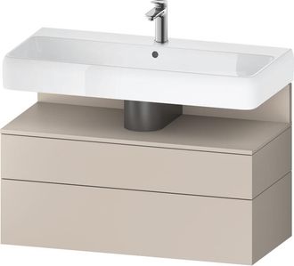 Duravit Qatego Mueble Bajo Lavabo, 1 Extra&iacute;ble Y 1 Caj&oacute;n, - Duravit