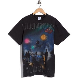 Billionaire Boys Club BB Mist Oversize Cotton Graphic T-Shirt in Black at Nordstrom Rack, Size Xxx-Large