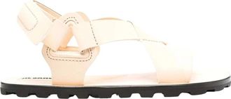 Jil Sander Sandalo - Dames - Sandalen - Roze - 37 EU - Leer - Schoenen