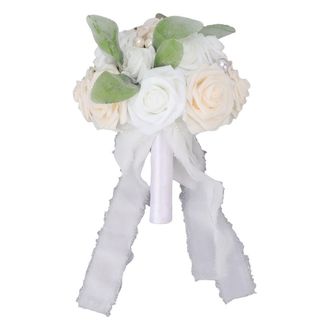 OEM Ramo De Novia, Flores Artificiales, Hecho A Mano, Colores Vibrantes, Estilo Elegante, Decoraci&oacute;n Para Bodas, Fiestas, Oficinas Y Jardines