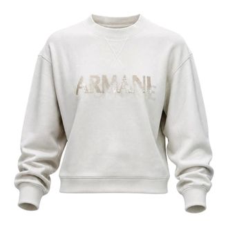 A|X Armani Exchange Mujer, Sudaderas, Beige, Talla: XS