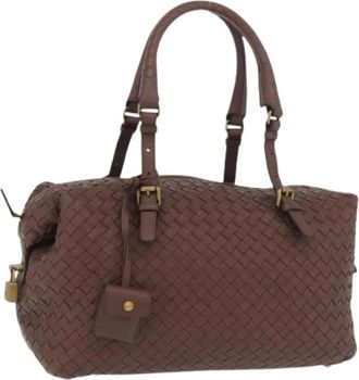 Bottega Veneta Pre-owned Weekend Bags, female, Brown, Size: ONE SIZE Pre-owned Vintage Hand Bag