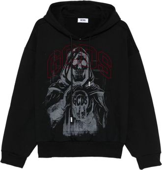 GCDS Gothic-print Hoodie