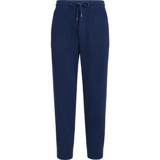 Brunello Cucinelli Cotton knit trousers in Azure at Nordstrom, Size Xxx-Large Eu