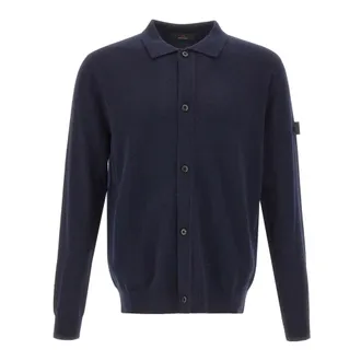 Peuterey Truien & Vesten, Heren, Blauw, XL, Wol, Candies Cardigan