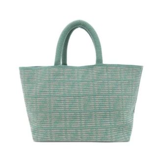 Fendi Pre-owned Tote Bags, female, Green, Size: ONE SIZE Pre-owned Cashmere Tote Bag