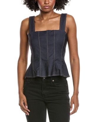 Shelli Segal Laundry By Shelli Segal Bustier Peplum Top