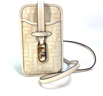 Fendi Beige Other Pouch (Pre-Owned)