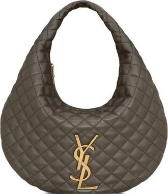 Saint Laurent Icare Quilted Logo Shoulder Bag