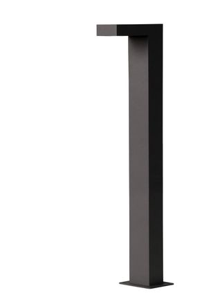 Lucide TEXAS Non Dimmable Modern Stylish Garden Outdoor LED Bollard Light in Black