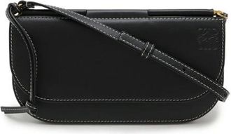 Loewe Pre-owned Cross Body Bags, female, Black, Size: ONE SIZE Pre-owned Leather Shoulder Bag