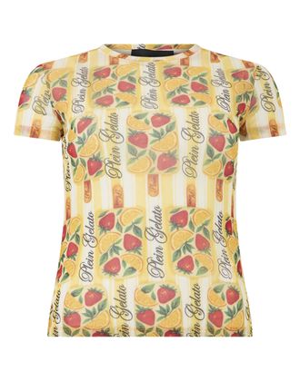 Philipp Plein Tulle Sexy Pure Fit T-Shirt Gelato