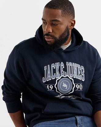 Jack & Jones Jack & Jones Mako Sweat Hood - Sky