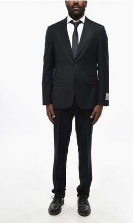 Corneliani CC COLLECTION Suit in Wool Blend with Slim Fit Design size 48