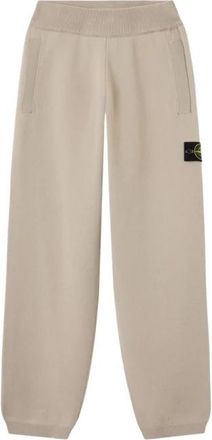 Stone Island Stretch Wool Joggers - Heren - Sweatpants - Beige - XS - Wol - Broeken