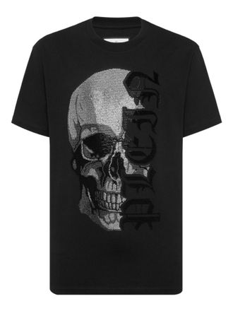 Philipp Plein Black Printed T-shirt