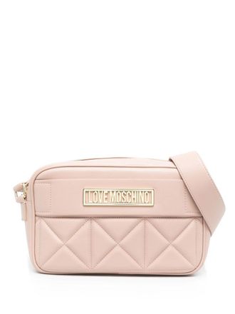 Love Moschino Borsa a tracolla con logo - Toni neutri