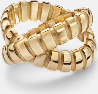 Pamela Zamore Orla X 18kt gold ring