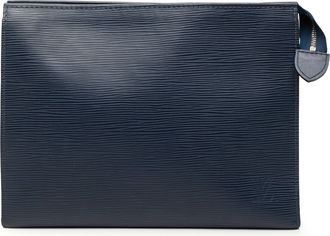 Louis Vuitton Pre-owned Womens Epi Toiletry Pouch 26 - Dark Blue Leather - One Size