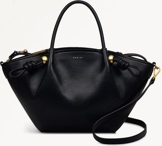 Radley London Black Medium Ziptop Grab Bag The Romilly SS25 Radley London