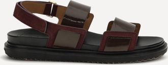 Marni Double-strap Fussbett Sandals Female 41