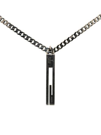 Gucci 2000-2015 zilveren halsketting met Ghost hanger