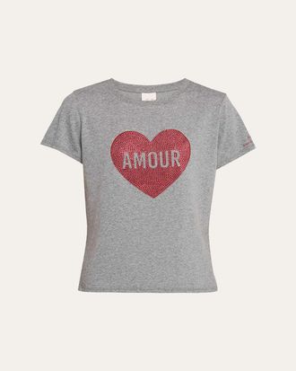 Cinq &agrave; Sept The Heatset Amour Heart Tee