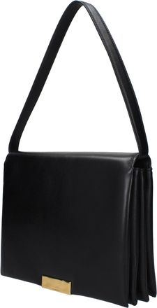 Jil Sander Womens Black Leather Shoulder Bag