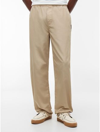 Tommy Hilfiger Mens Tommy Jeans Logo Tape Track Pant - Beige - XL