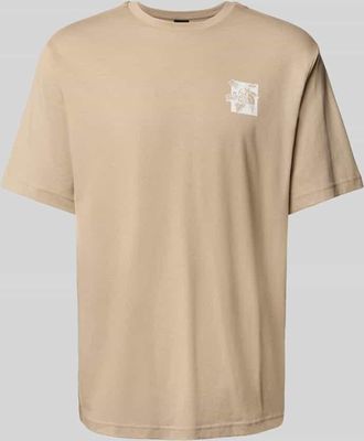 The North Face Relaxed Fit T-Shirt mit Rundhalsausschnitt in Beige, Größe XXL