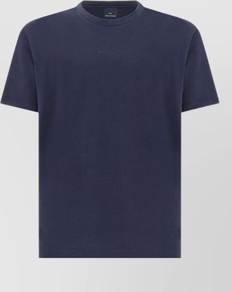 Paul & Shark logo cotton jersey crew neck t shirt