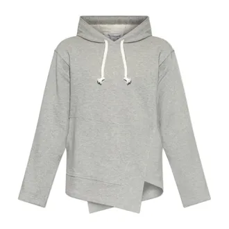 Comme Des Gar&ccedil;ons Hoodies, male, Gray, Size: L Asymmetric Sweatshirt