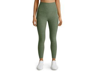 Beyond Yoga Spacedye Caught In The Midi High-Waisted Legging Womens Casual Pants Moss Green Heather : SM (US Womens 4-6) 24
