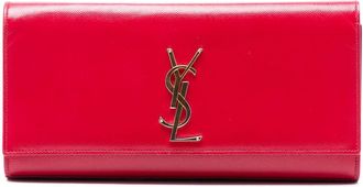 Saint Laurent Pre-owned Saint Laurent Grain de Poudre Monogram Cassandre Clutch Ladies WY79X6LLNDL57MK4