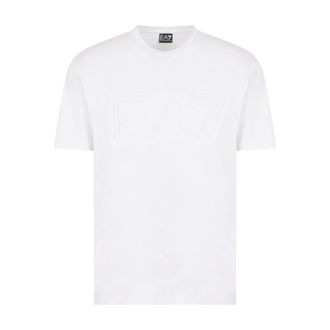 Emporio Armani T-Shirts, male, White, Size: 2XL T-shirt