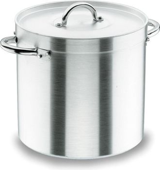 Lacor Olla Con Tapa 60cm Acero Inoxidable Lacor Olla Recta Acabado Mate Para Vitroceramica, Electrica, Gas Capacidad 155l