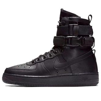 Nike (WMNS) Nike SF Air Force 1 High Triple Black 857872-005