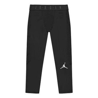 Air Jordan Mens Air Jordan Dri-FIT Moisture Conduction Quick Dry Elastic Tight Gym Pants/Trousers/Joggers Black CZ4796-010